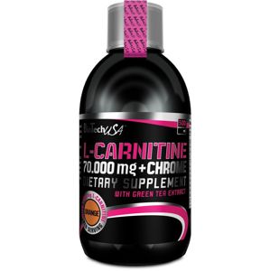 L-Carnitine 70000 mg+Chrome 5mg - Biotech USA 500 ml Pomaranč