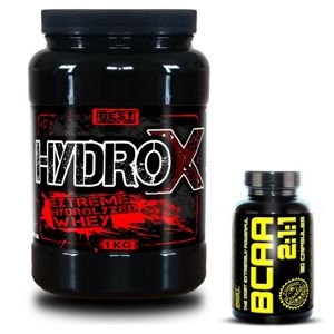 Hydro X + BCAA 2:1:1 Zadarmo od Best Nutrition 1000 g + 120 kaps. Čokoláda