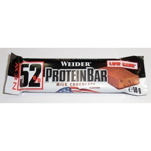 Tyčinka: 52 % Protein Bar - Weider 50 g Peanut+Caramel 