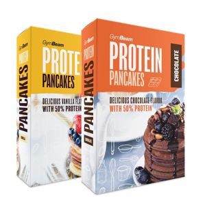 Protein Pancake + Waffle Mix - GymBeam 500 g Vanilla