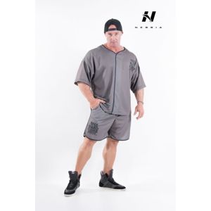 HardCore Fitness šortky 302 - Nebbia  Sivá XXL