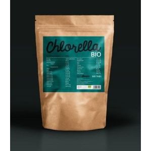Bio Chlorella tablety - GymBeam 500 tbl.