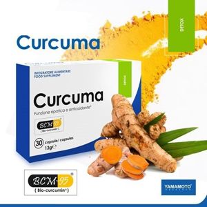 Curcuma (detoxikácia organizmu) - Yamamoto 30 kaps.
