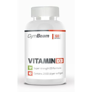 Vitamin D3 2 000 IU - GymBeam 60 kaps.