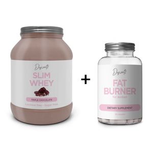 Slim Whey + Fat Burner Zadarmo - Descanti 1000 g + 60 kaps. Triple Chocolate
