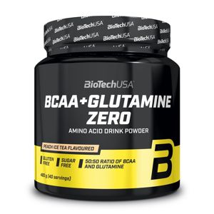 BCAA+Glutamine Zero - Biotech USA 480 g Peach Ice Tea