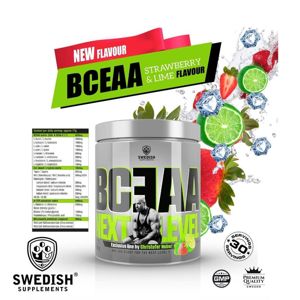 BCEAA Next Level - Swedish Supplements 500 g Strawberry+Lime