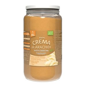 100% Crema Di Arachidi Bio Ricetta Americana - Smile Crunch 1000 g