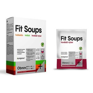 FitSoups - Kompava 9 x 35 g Mix s hrnčekom