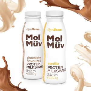 MoiMuv Protein Milkshake - GymBeam 242 ml. Chocolate