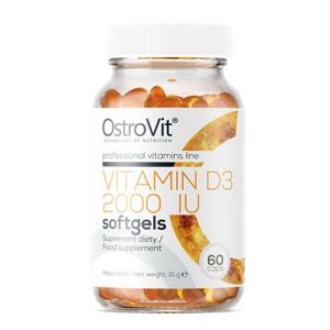 Vitamin D3 2000 IU - OstroVit 60 kaps.