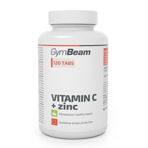 Vitamin C+Zinc - GymBeam 120 tbl.