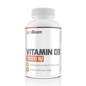 Vitamin D3 1 000 IU - GymBeam 60 kaps.
