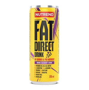 Fat Direct Drink (spaľovač plus pumpa) - Nutrend 250 ml. Blackberry