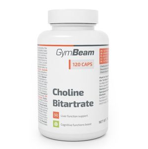 Choline Bitartrate - GymBeam 120 kaps.
