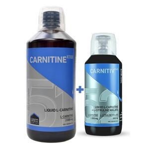 Akcia: Carnitine 1000 ml. + Carnitiv 500 ml. Zadarmo - Dex Nutrition 1000 ml. Cherry + 500 ml. Apricot