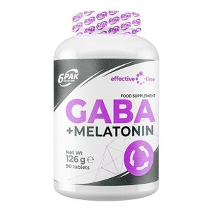 GABA + Melatonin - 6PAK Nutrition 90 tbl.