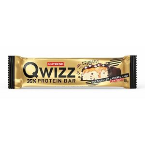 Tyčinka: Qwizz 35% Protein Bar - Nutrend 60 g Gold Salted Caramel