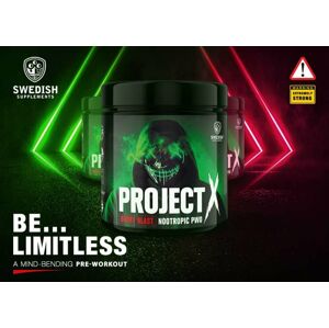 Project X - Swedish Supplements 320 g Berry Blast