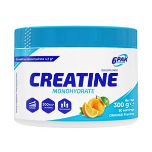 Creatine Monohydrate práškový - 6PAK Nutrition 300 g Orange