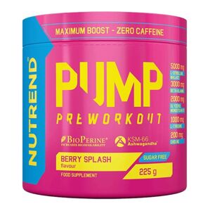 Pump (bez kofeínu) - Nutrend 225 g Bubble Gum