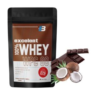Excelent 100 % Whey Protein WPC 80 - Body Nutrition 1000 g Strawberry Cream