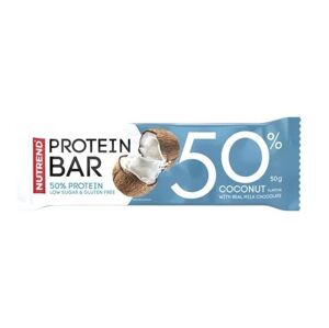 Tyčinka: 50 % Protein Bar - Nutrend 50 g Cookies and Cream