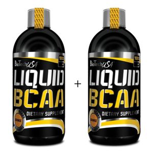1+1 Zadarmo: Liquid BCAA - Biotech USA 1000ml+1000ml Citrón