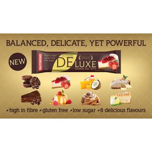 Tyčinka: Deluxe - Nutrend 60 g Jahodový cheesecake